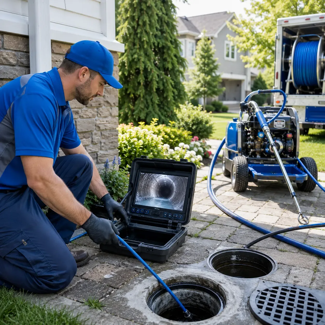 Outdoor drain cleaning professionals serving Tellico Plains, TN